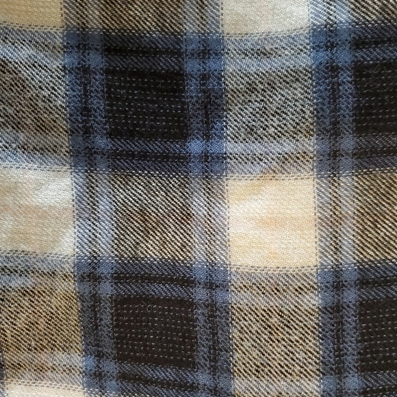 BDG Open Tie Front Plaid Flannel - Picture 4 of 6